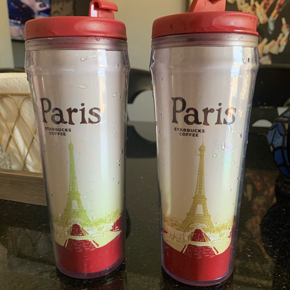 Starbucks Paris Tumbler - Red and White